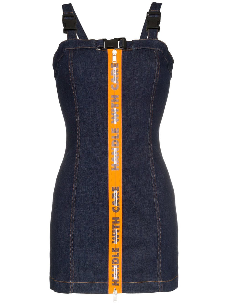 Handle With Care sleeveless denim dress