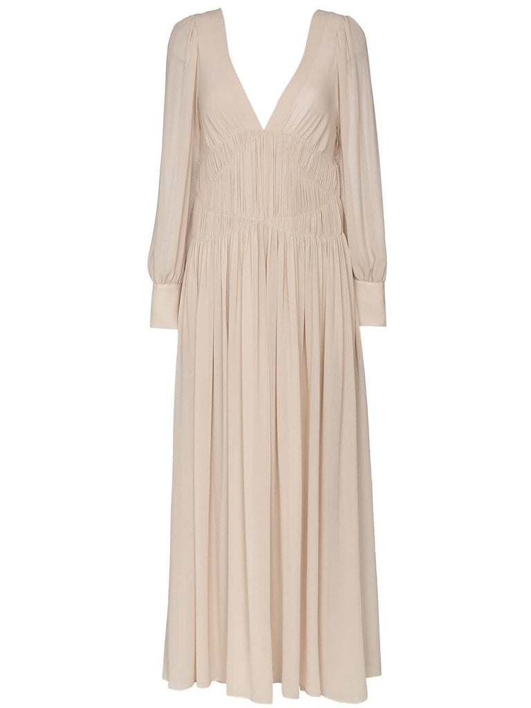 Carleigh silk-georgette maxi dress