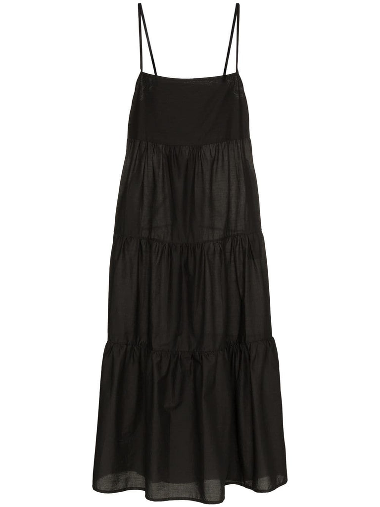 the long tiered cotton sundress