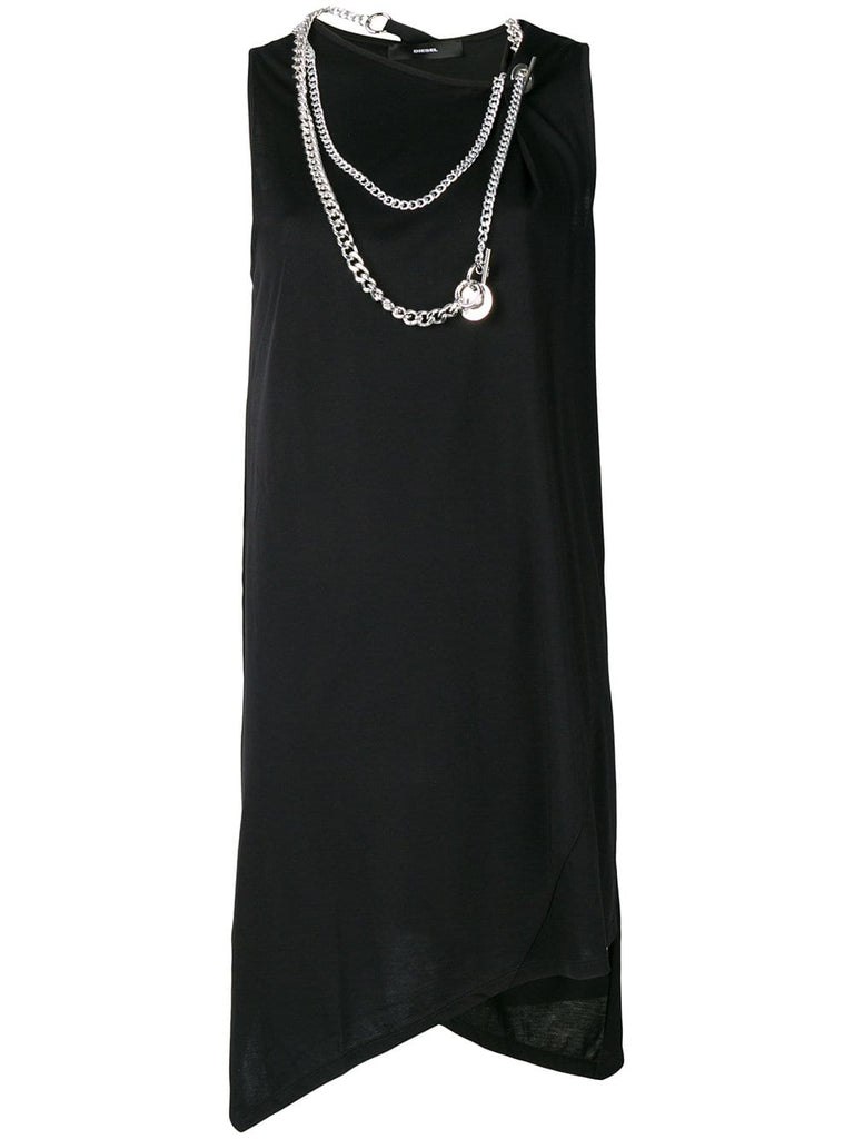 chain necklace dress