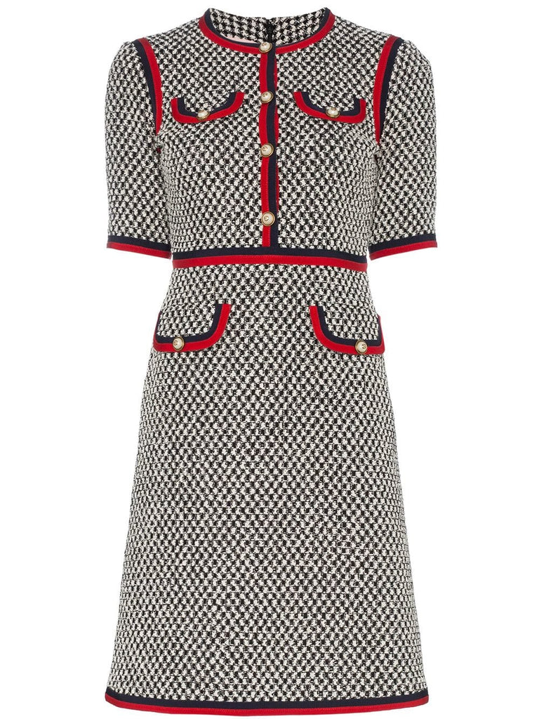 tweed mini dress