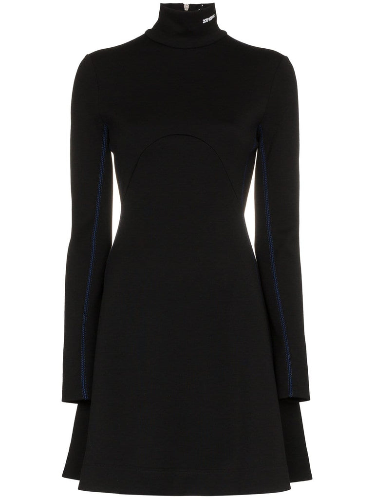 skater style turtleneck dress