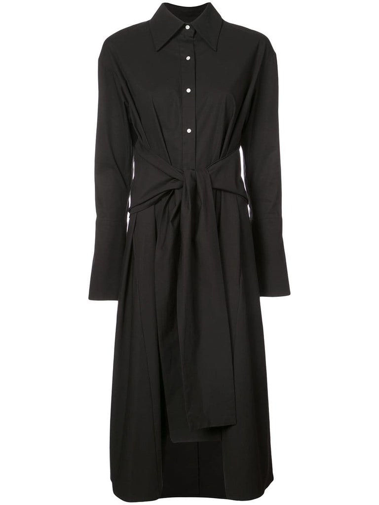 Poplin Wrap Dress