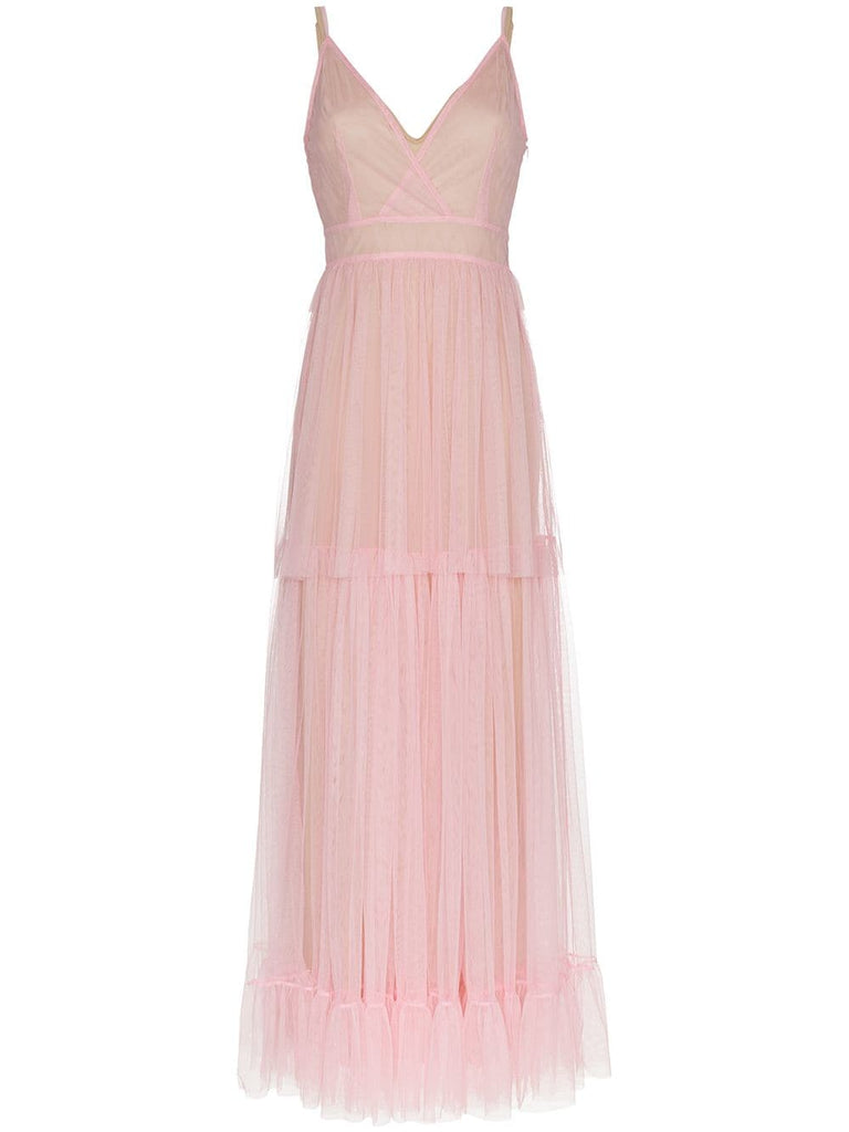 mandy tulle maxi dress