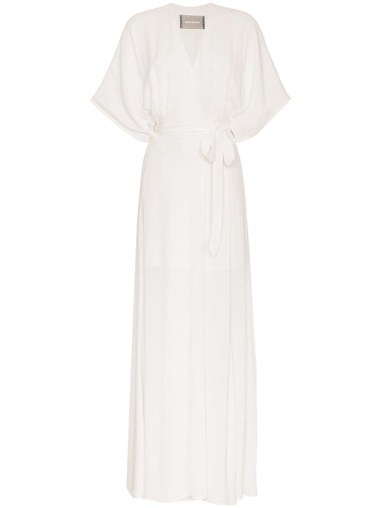 Winslow v neck long length dress