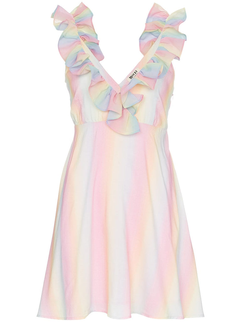 lorena rainbow mini dress