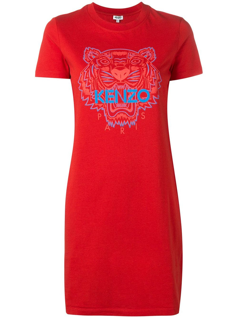 Tiger logo T-shirt dress