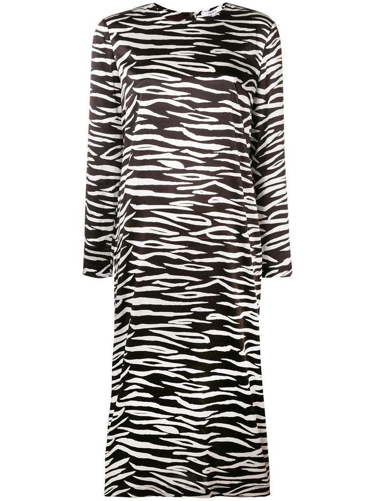 zebra print dress