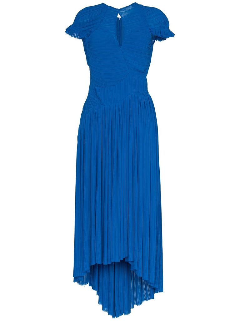 milly pleat maxi dress