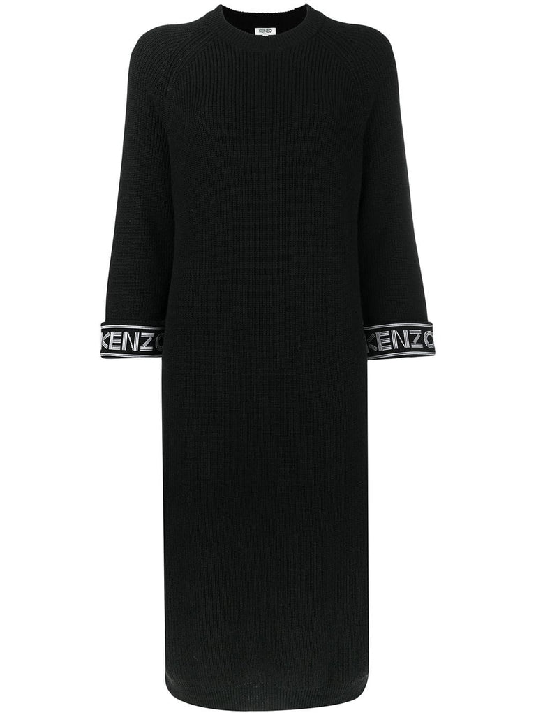 logo sweater dress