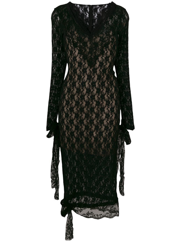 stretch lace dress