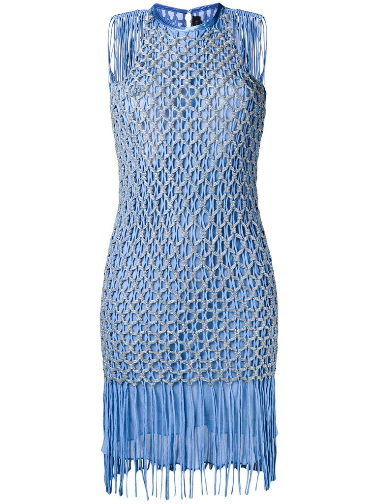 macramé fringe dress