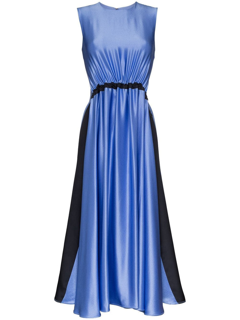 Keeva Silk-Satin Midi Dress