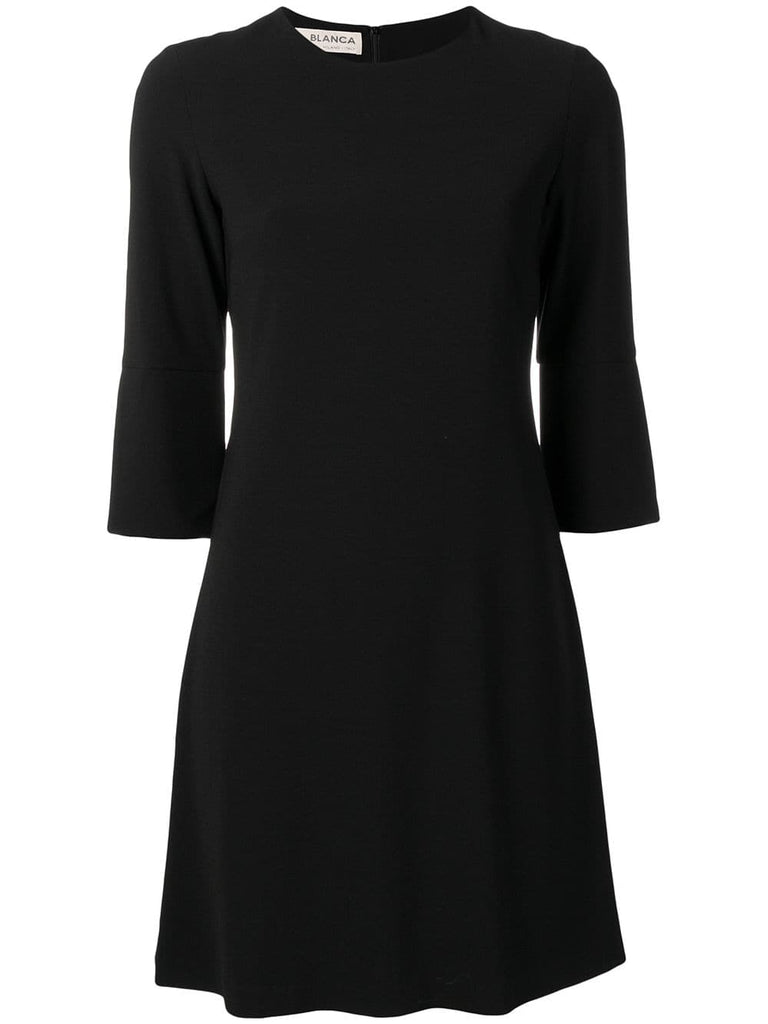 three-quarter sleeves dress