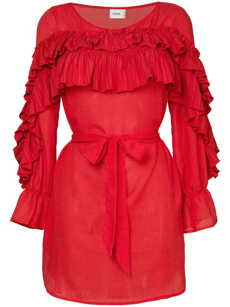 The Chase frilled dress