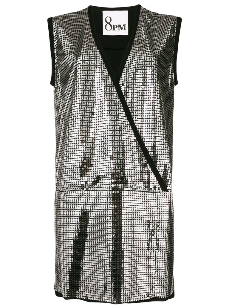 sequinned party dress