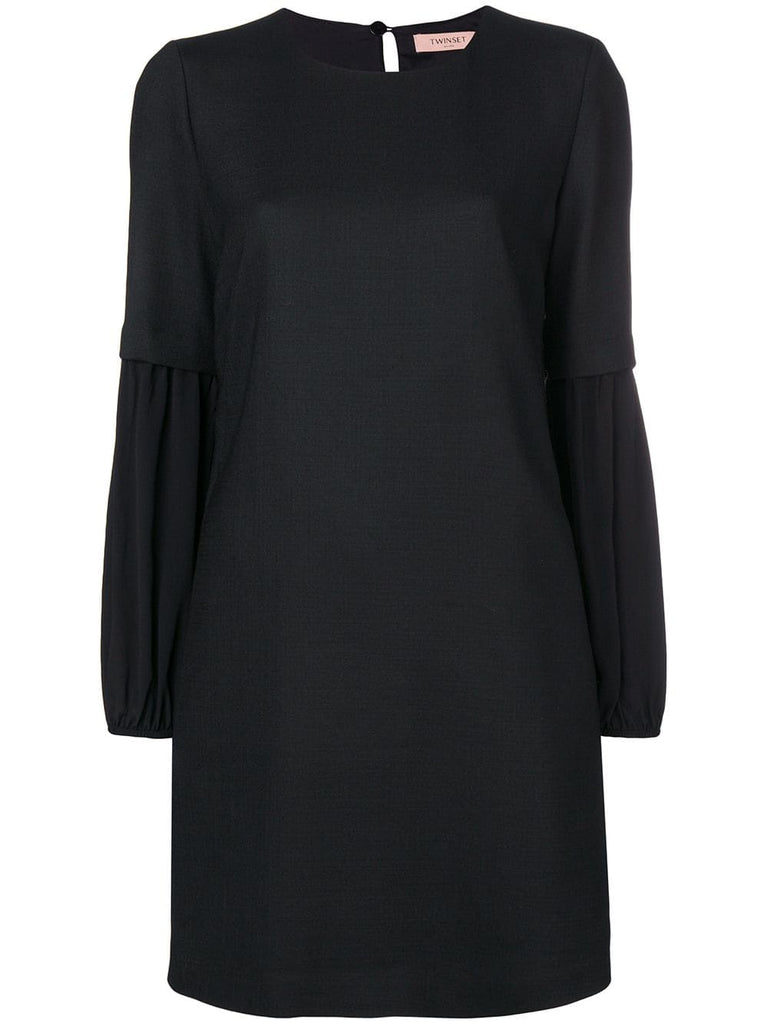 longsleeved shift dress