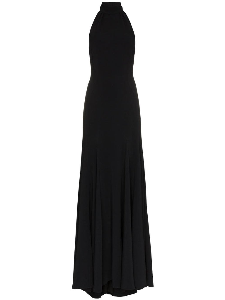 Magnolia Backless halterneck gown