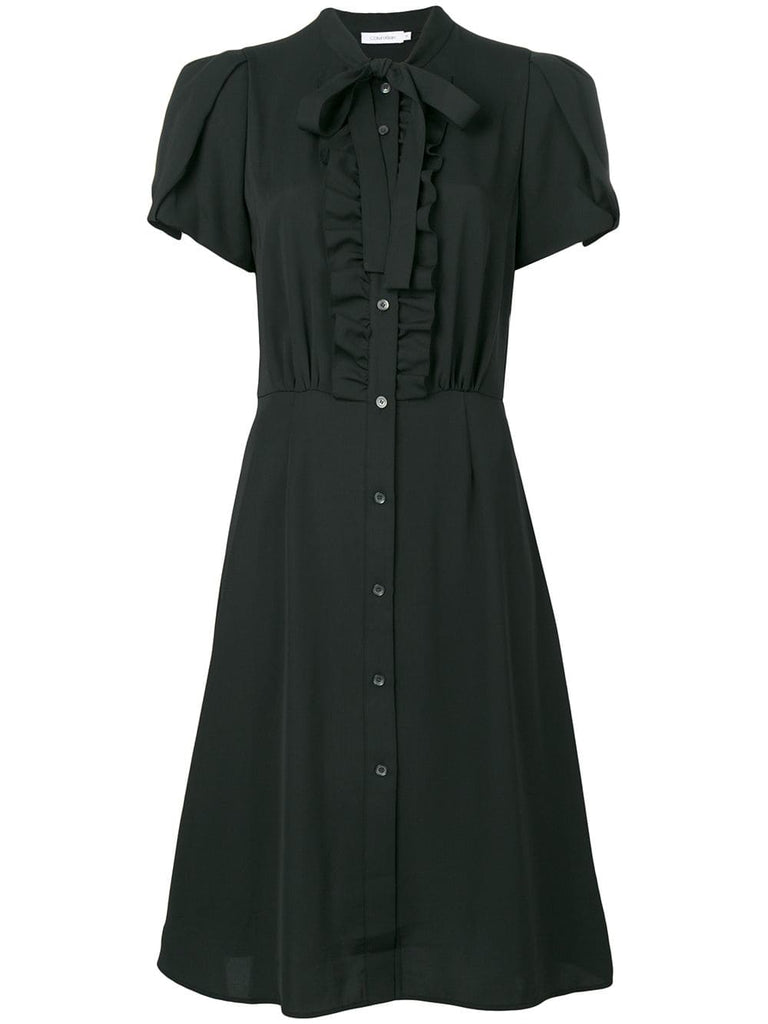 short-sleeve shirt dress