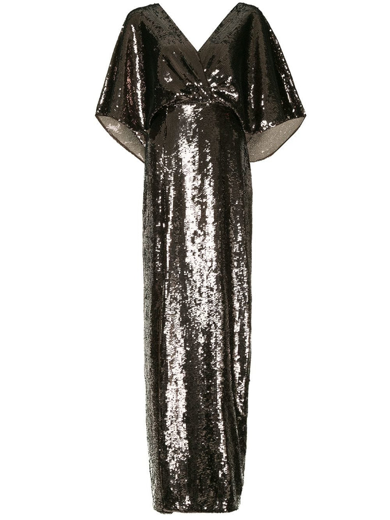 sequined long dress