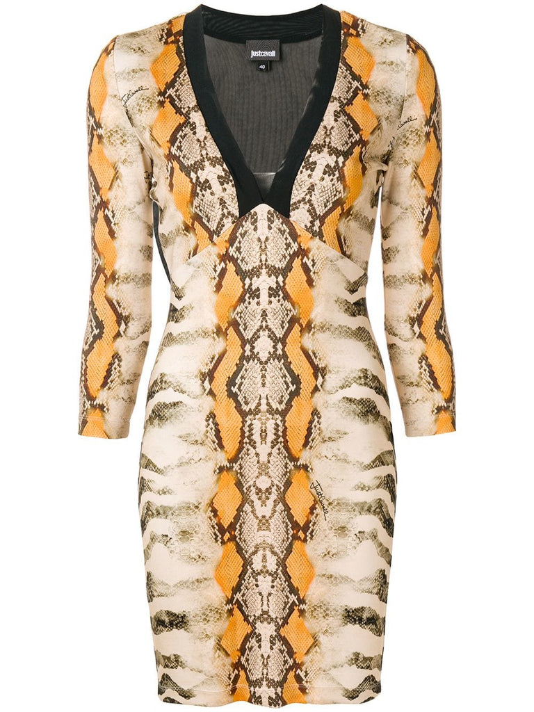 animal print dress