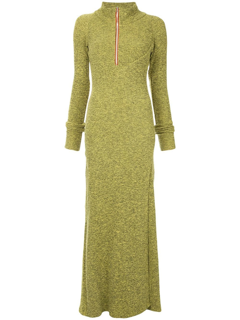 turtle neck maxi dress