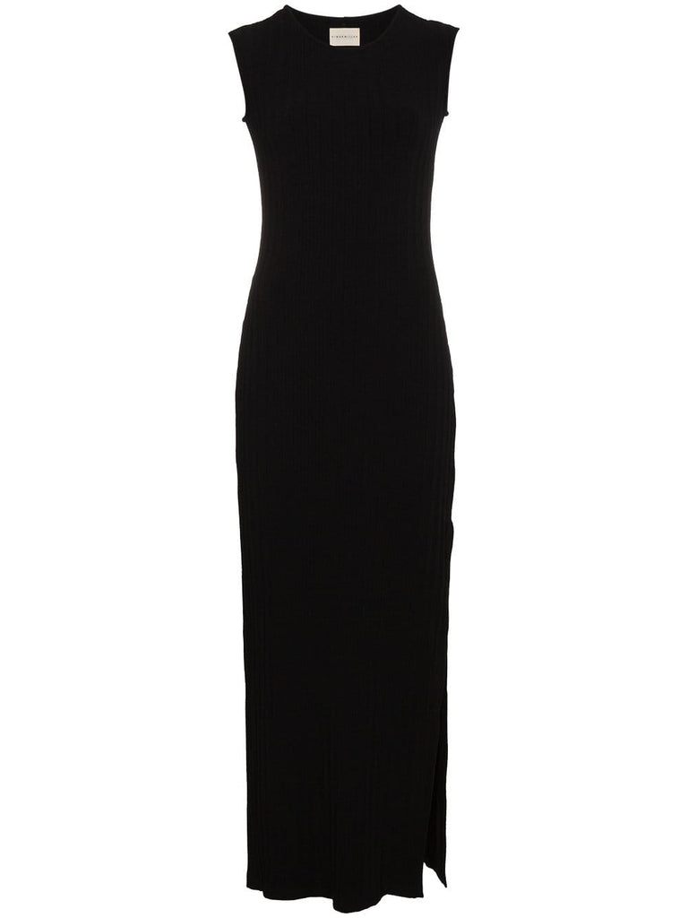 Tali sleeveless ribbed maxi dress