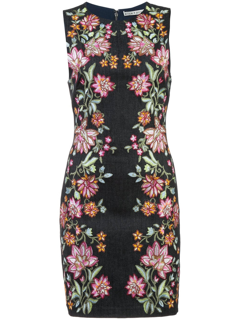 floral printed pencil dress