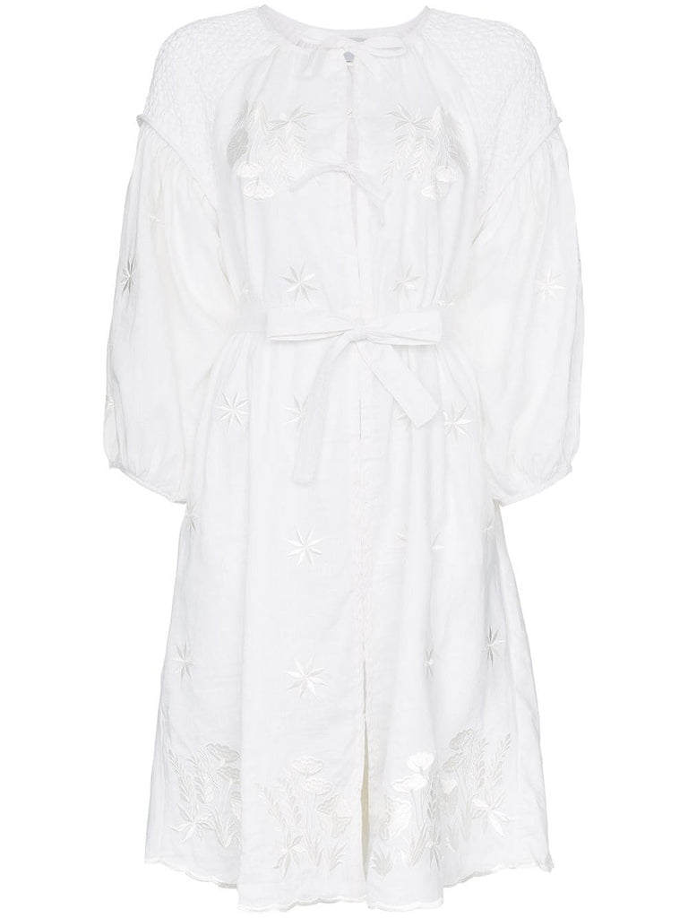 hugh jesmok smock dress