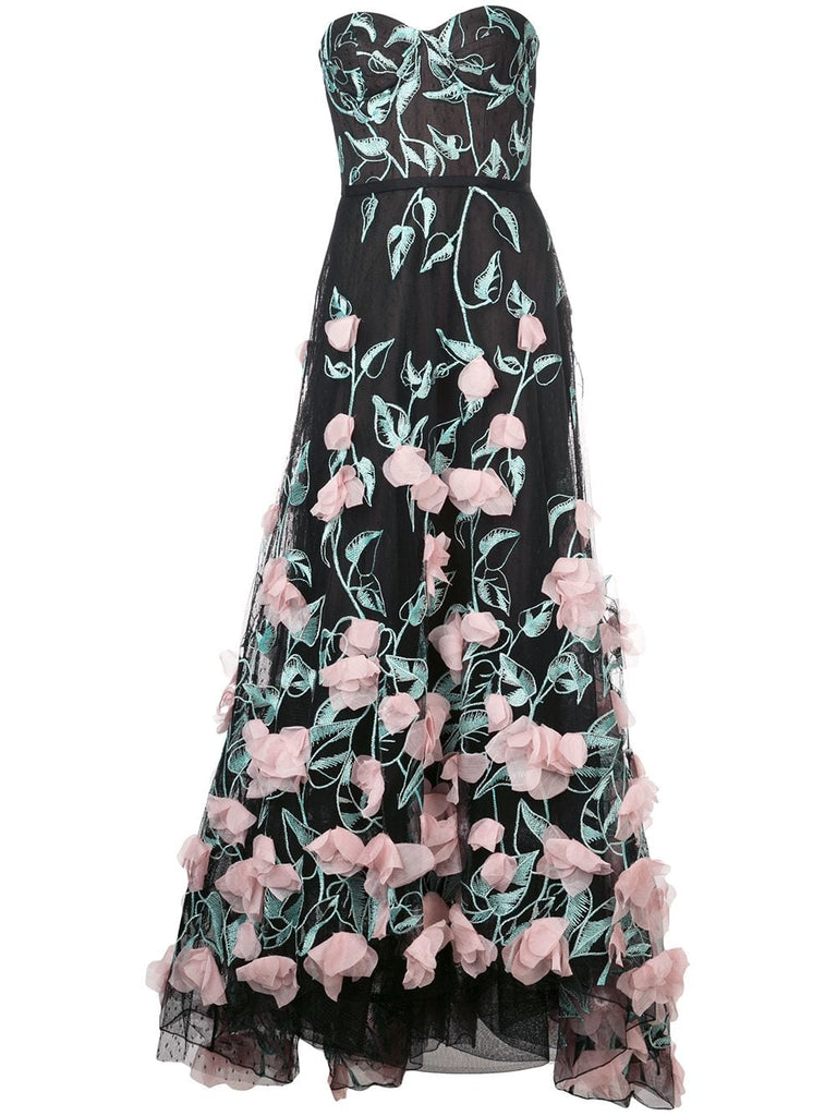 long floral dress