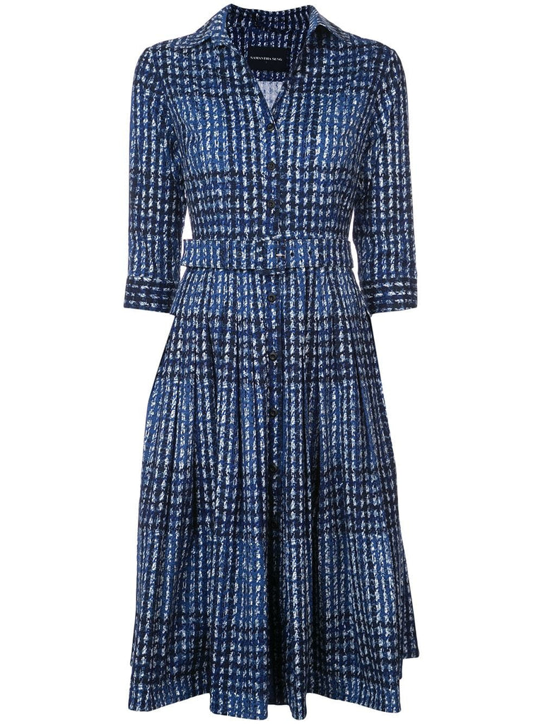 Audrey checked dress