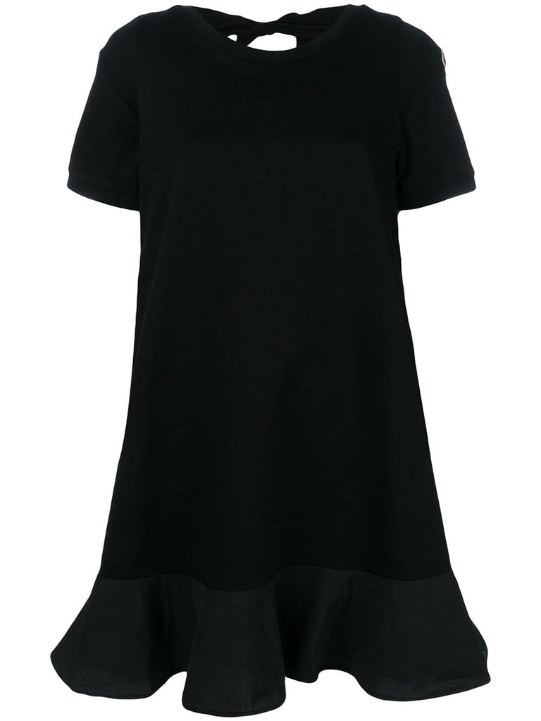 cut-out back T-shirt dress