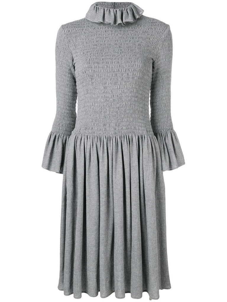 elasticated knit dress