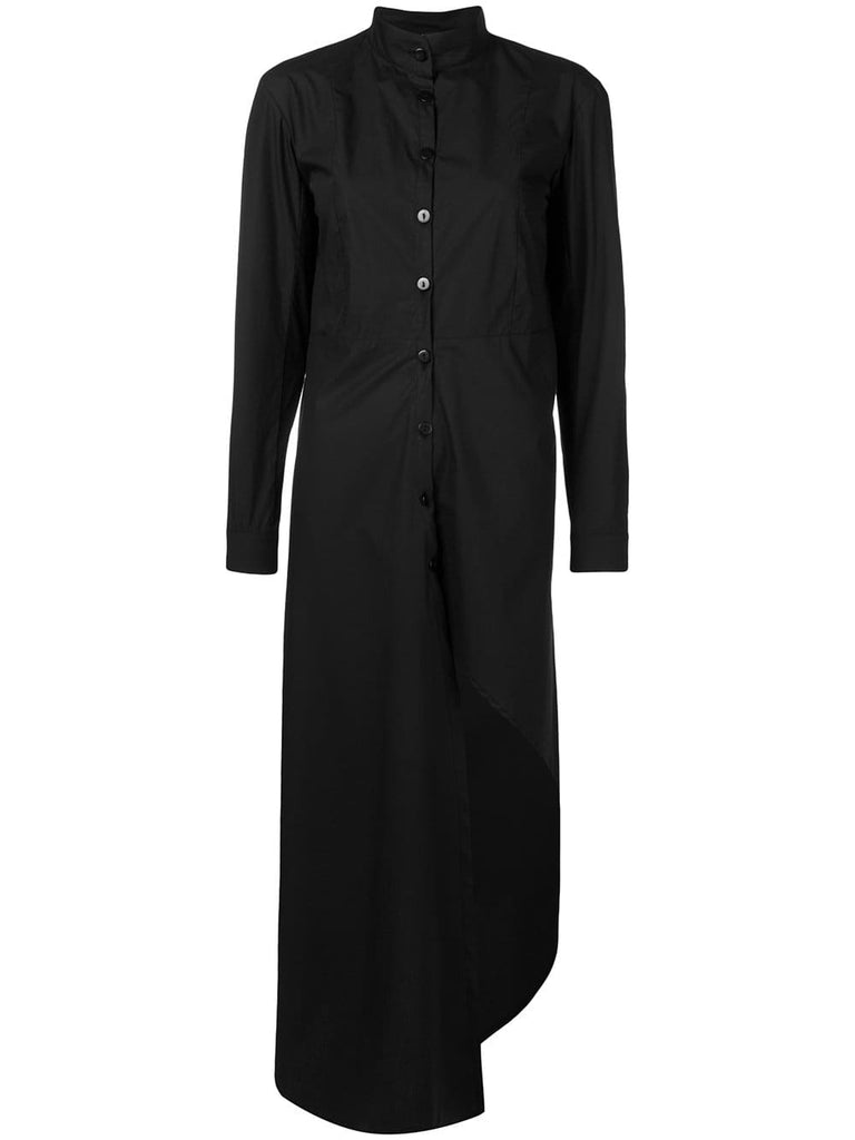 asymmetric shirt dress