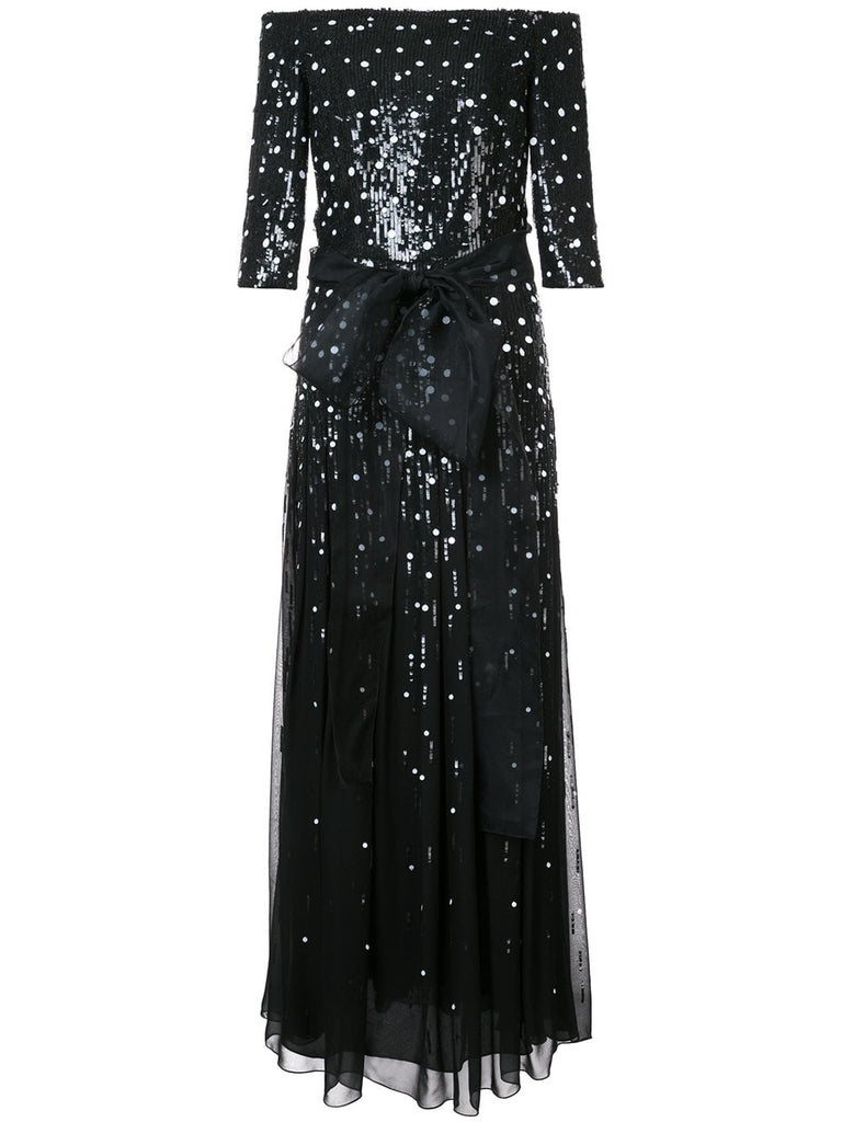 Pailette sequinned gown