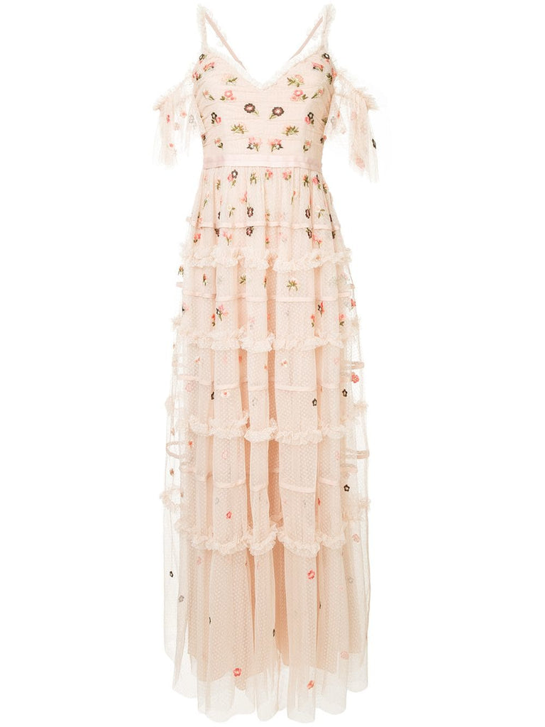 Celeste embroidered gown