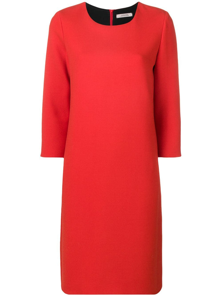 3/4 sleeve shift dress