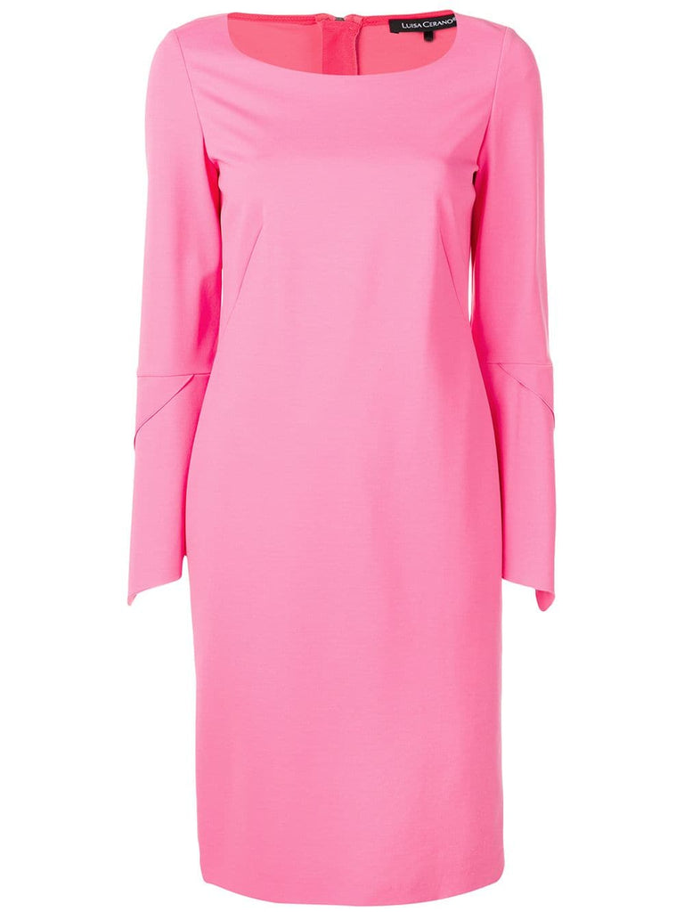 panelled sleeve dress