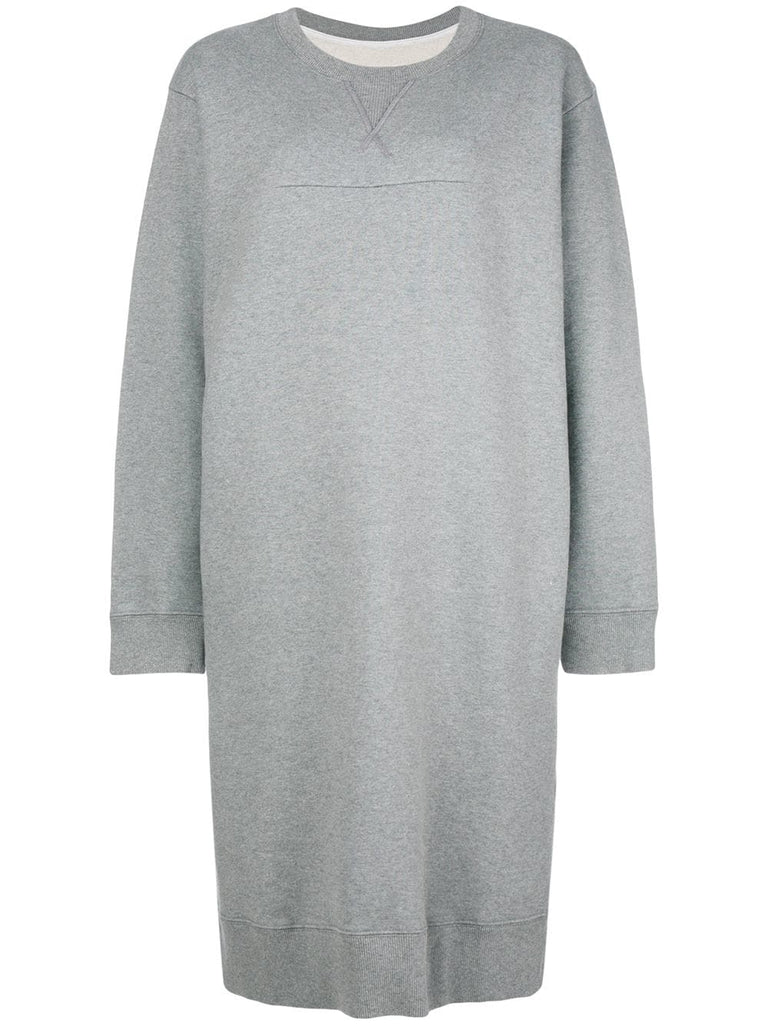 crew neck jersey dress