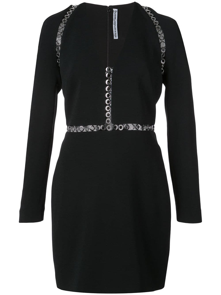 fitted eyelets dress