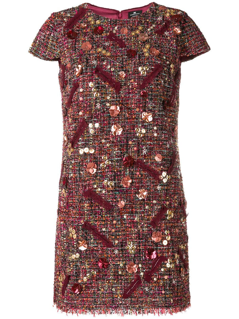 short tweed dress