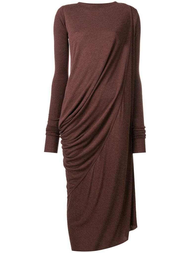 draped jersey dress