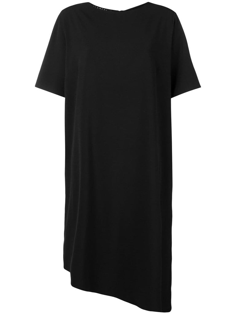 asymmetric T-shirt dress