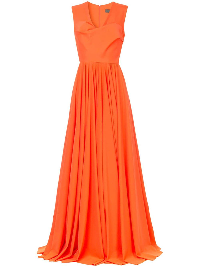 Kamina V-neck gown