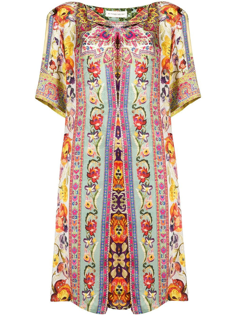 floral print tunic dress