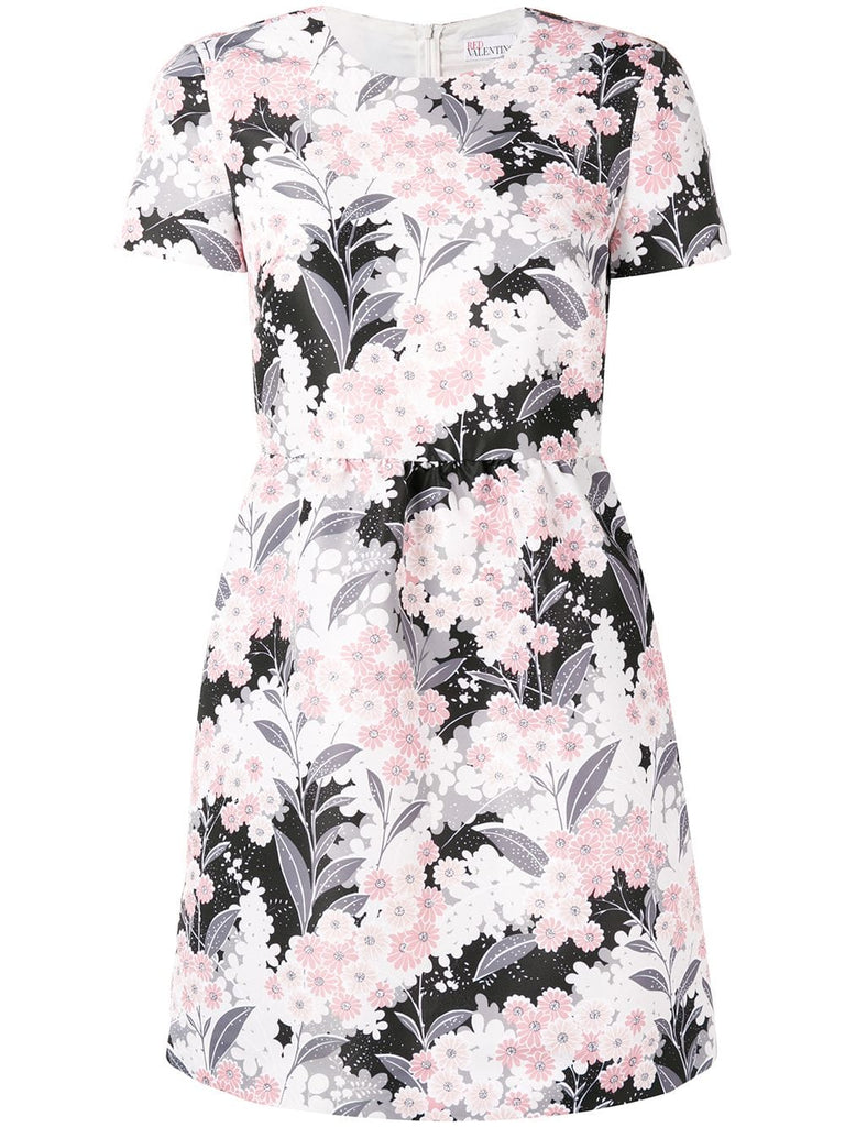 floral printed mini dress