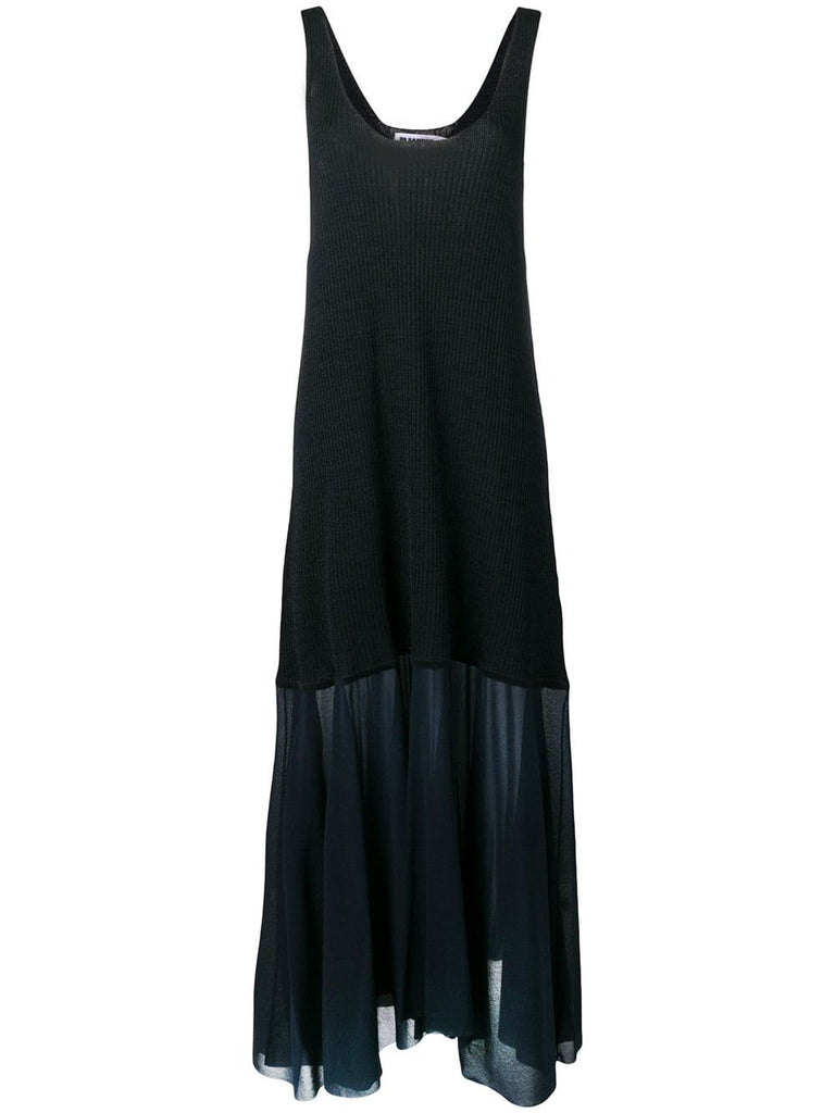 ribbed maxi dress