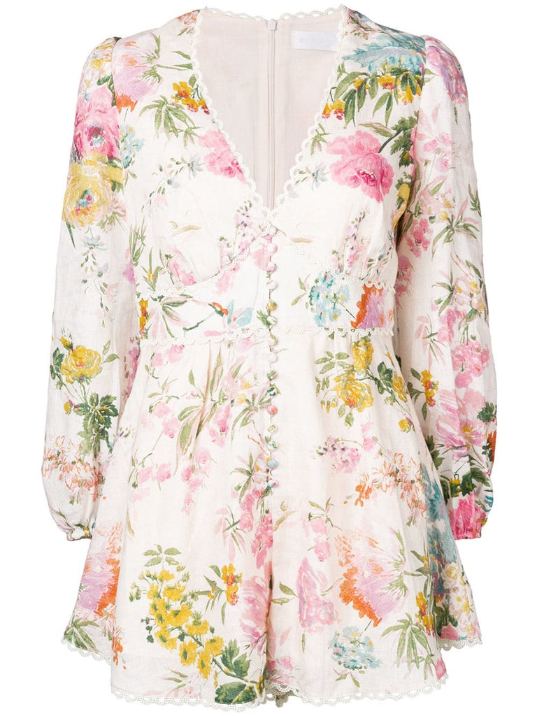 floral print playsuit