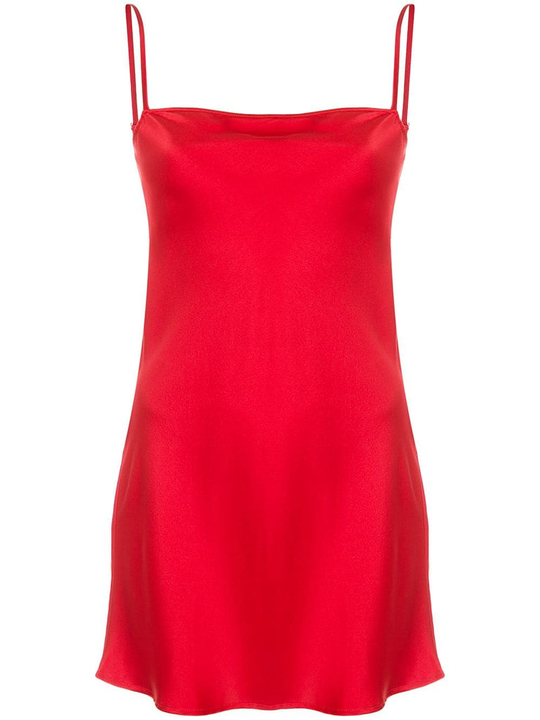 Catherine satin slip dress