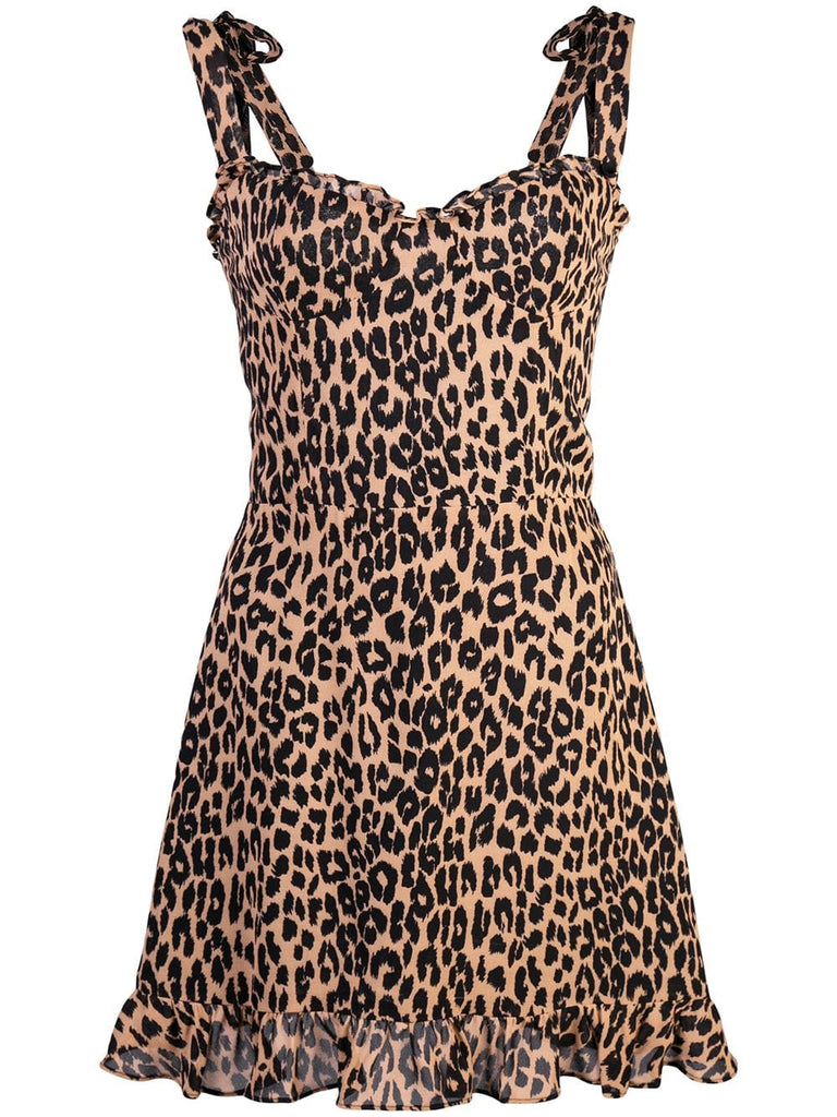 Christine leopard-print dress